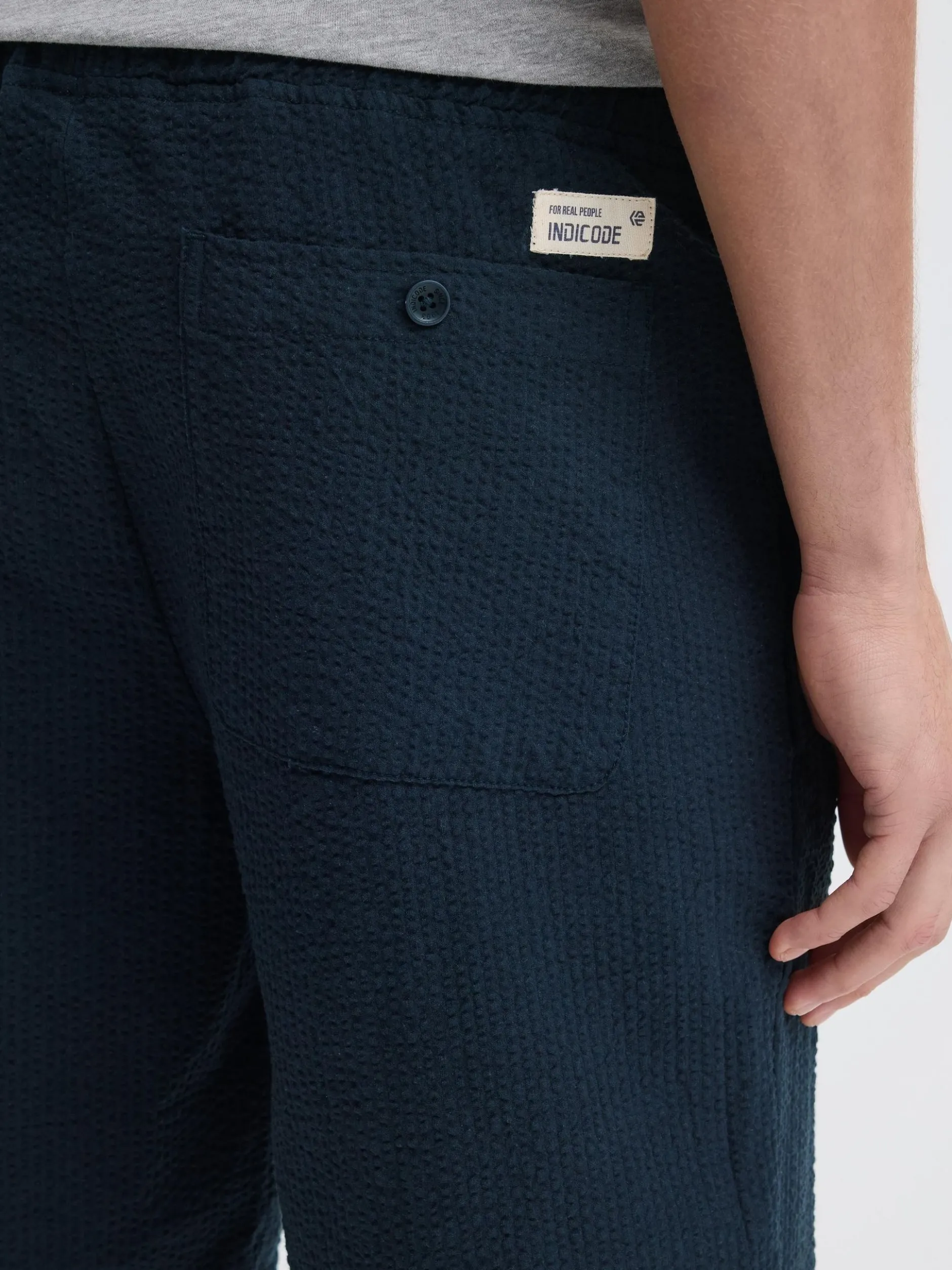 Indicode Herren Chinoshorts - IDCorson in marine