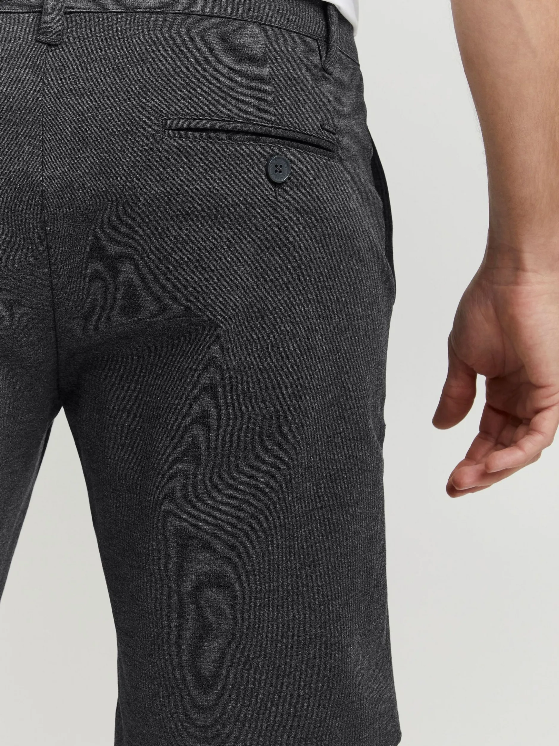 Indicode Herren Chinoshorts - IDKoldo in anthrazit