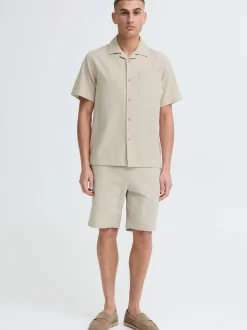Indicode Herren Chinoshorts - IDCorson in weiß