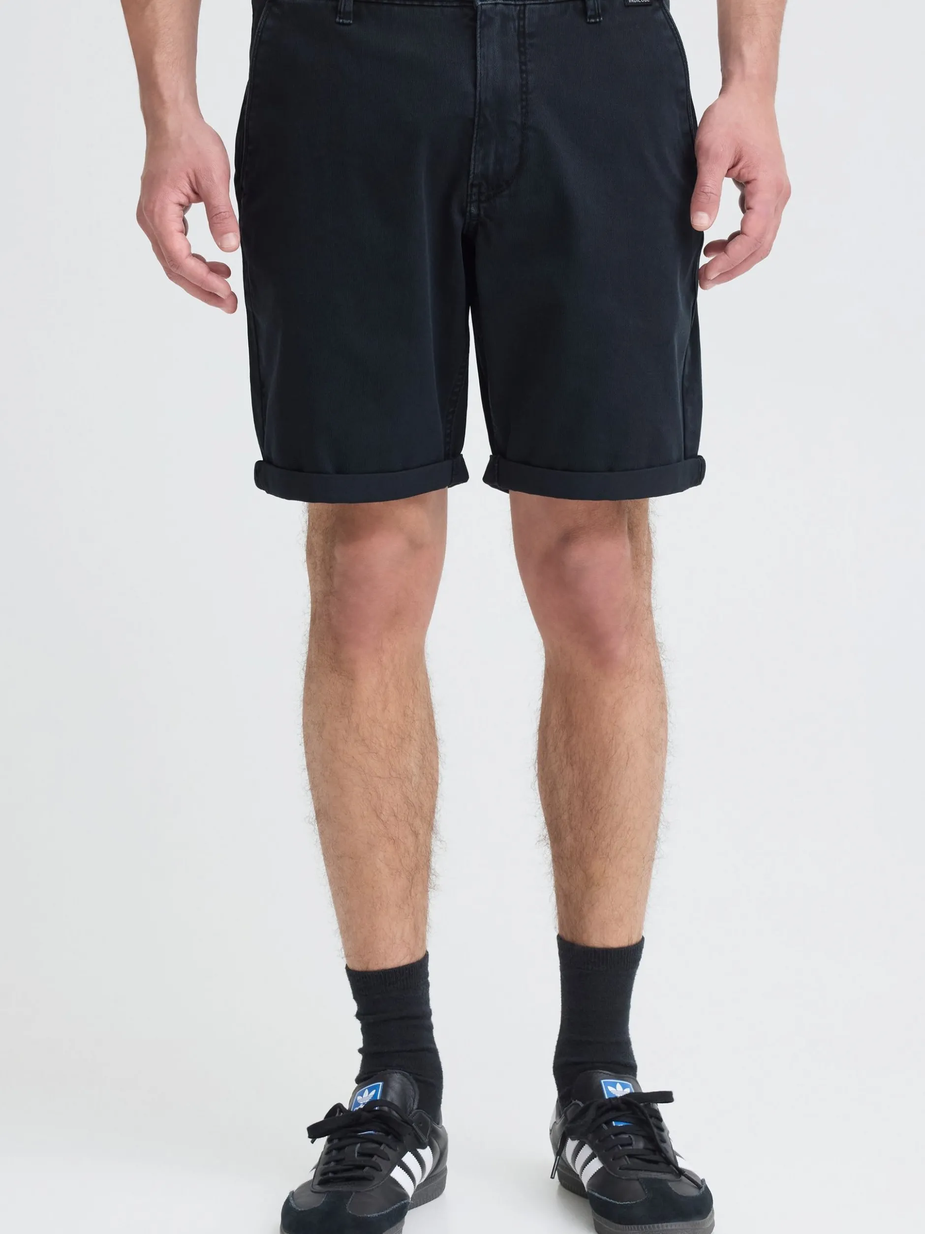 Indicode Herren Chinoshorts - IDLuca in schwarz