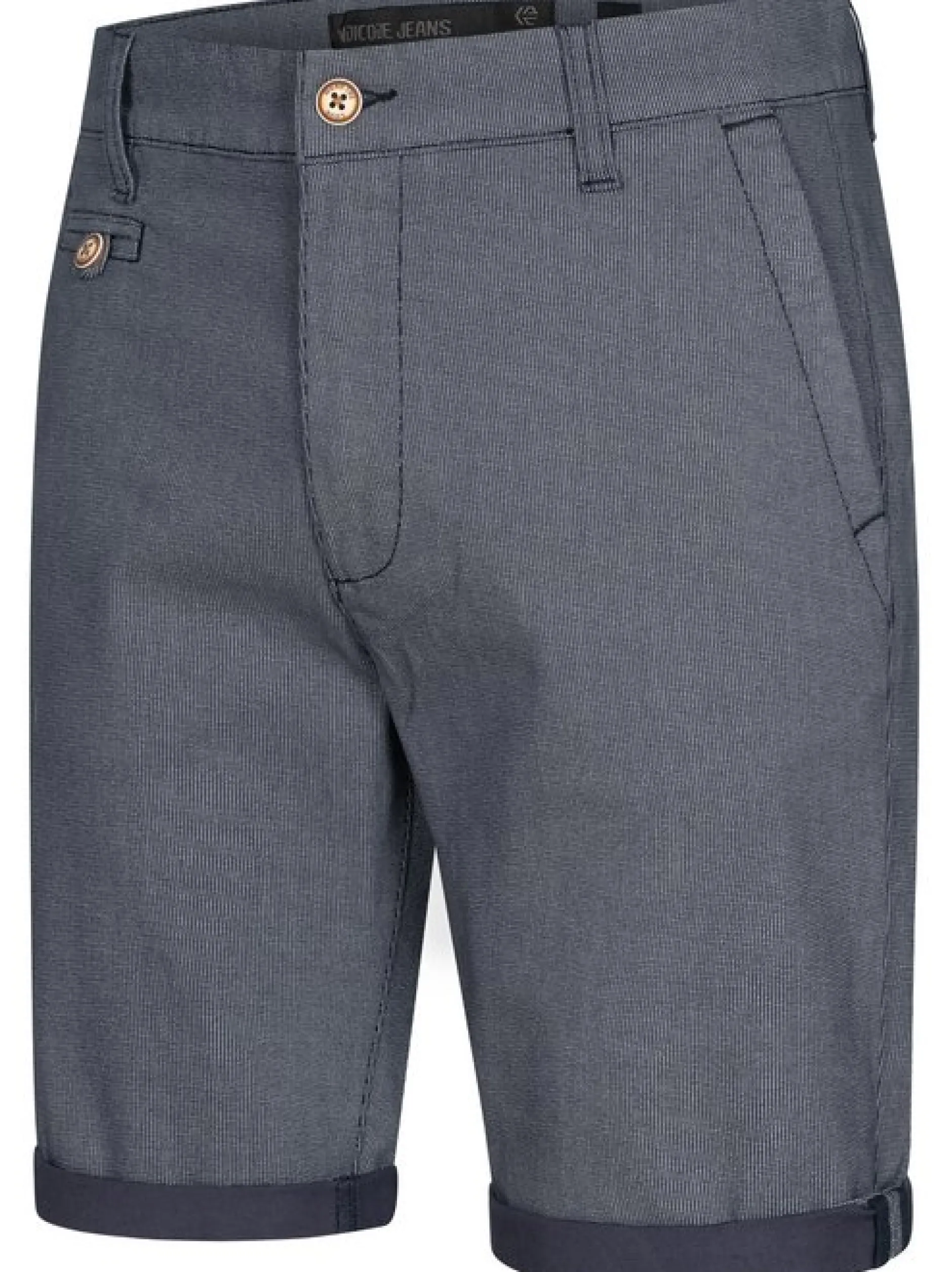 Indicode Herren Chino Shorts - Cuba in indigo marine