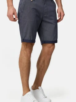 Indicode Herren Chino Shorts - Cuba in indigo marine