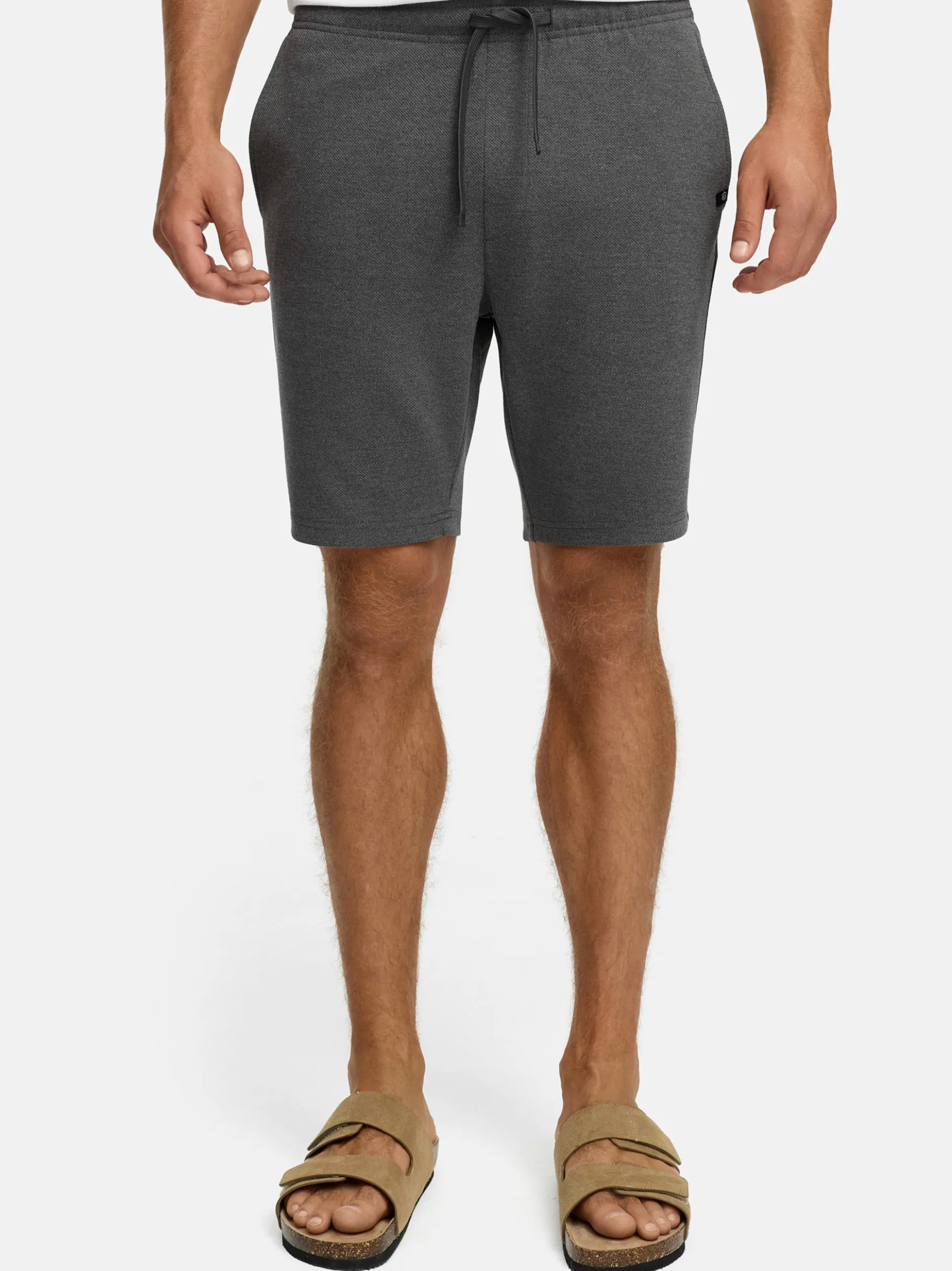 Indicode Herren Chino-Shorts - INCowell Short in anthrazit