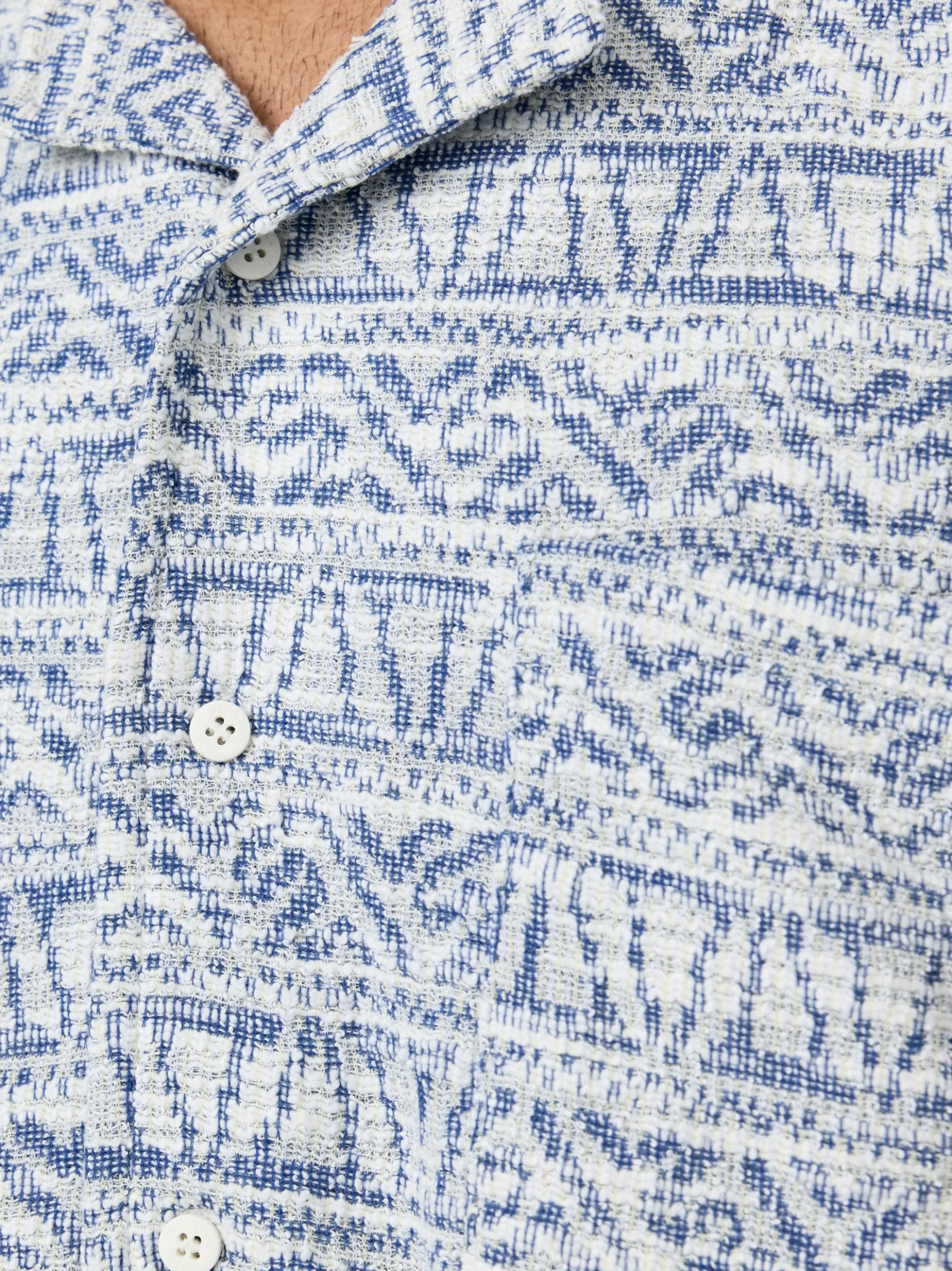 Indicode Herren Hemd Kurzarm - INProvo in blau