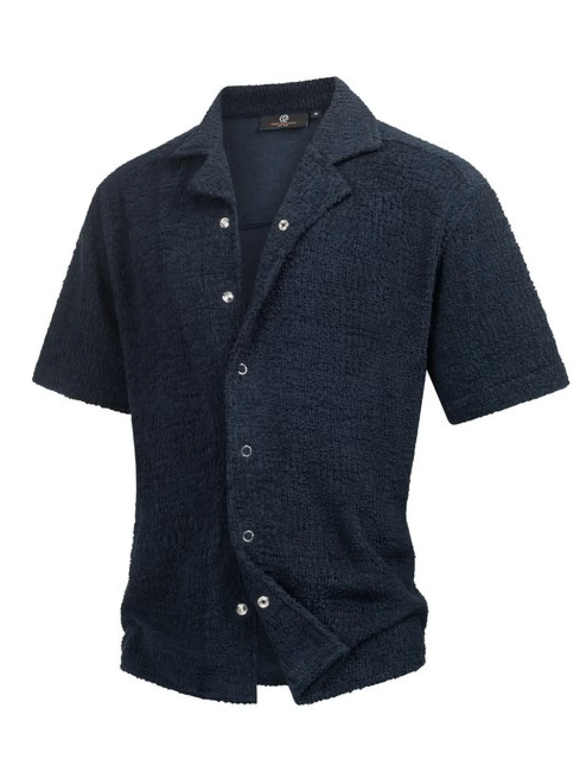 Indicode Herren Hemd Kurzarm - INRaney in marine