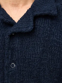 Indicode Herren Hemd Kurzarm - INRaney in marine