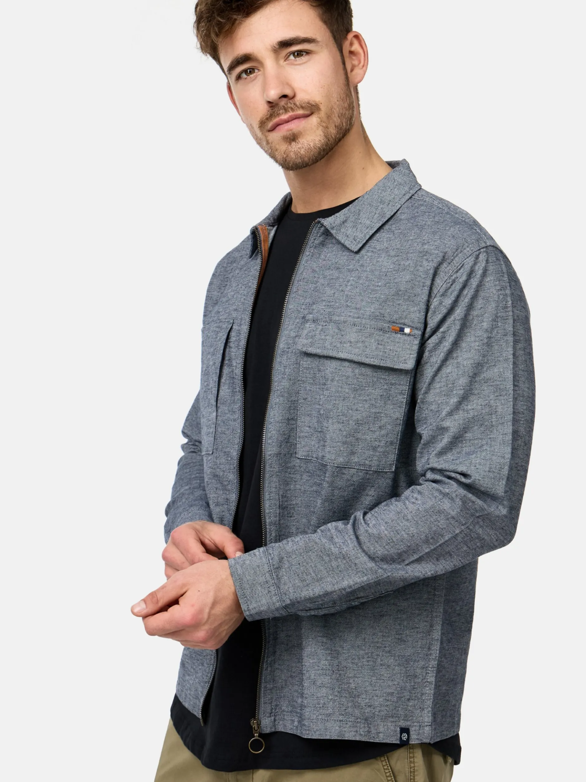 Indicode Herren Hemd Langarm - INEuron in marine