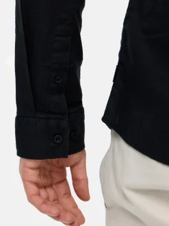Indicode Herren Hemd Langarm - Brayden in schwarz