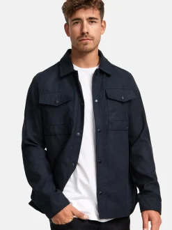 Indicode Herren Hemd Langarm - INFinny in schwarz