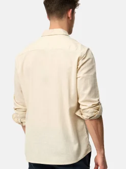 Indicode Herren Hemd Langarm - INSville in beige sand