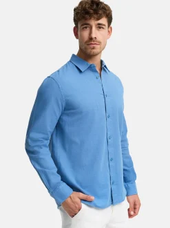 Indicode Herren Hemd Langarm - INCeppo in blau