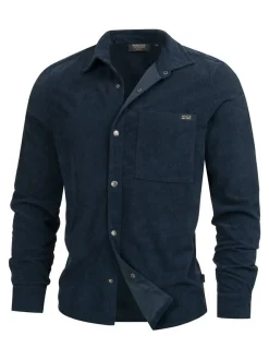 Indicode Herren Hemd Langarm - INNemoto Shirt in blau