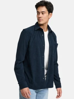 Indicode Herren Hemd Langarm - INNemoto Shirt in blau