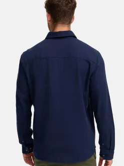 Indicode Herren Hemd Langarm - INGilman in marine