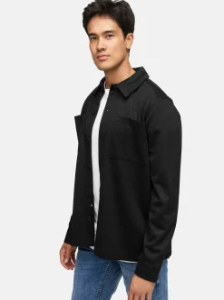 Indicode Herren Hemd Langarm - INYuno in schwarz