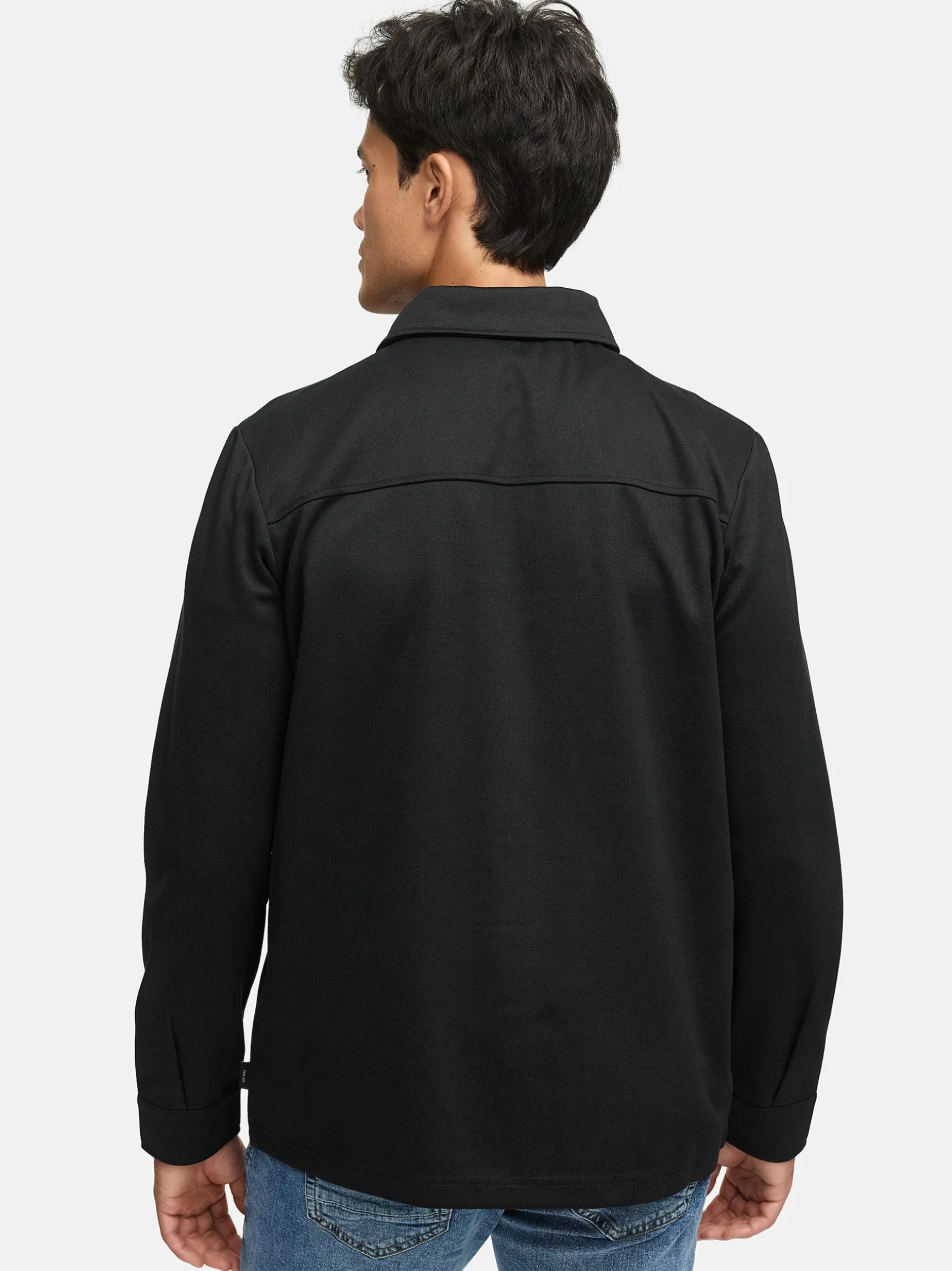 Indicode Herren Hemd Langarm - INYuno in schwarz