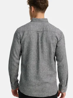 Indicode Herren Hemd Langarm - INNiell in schwarz