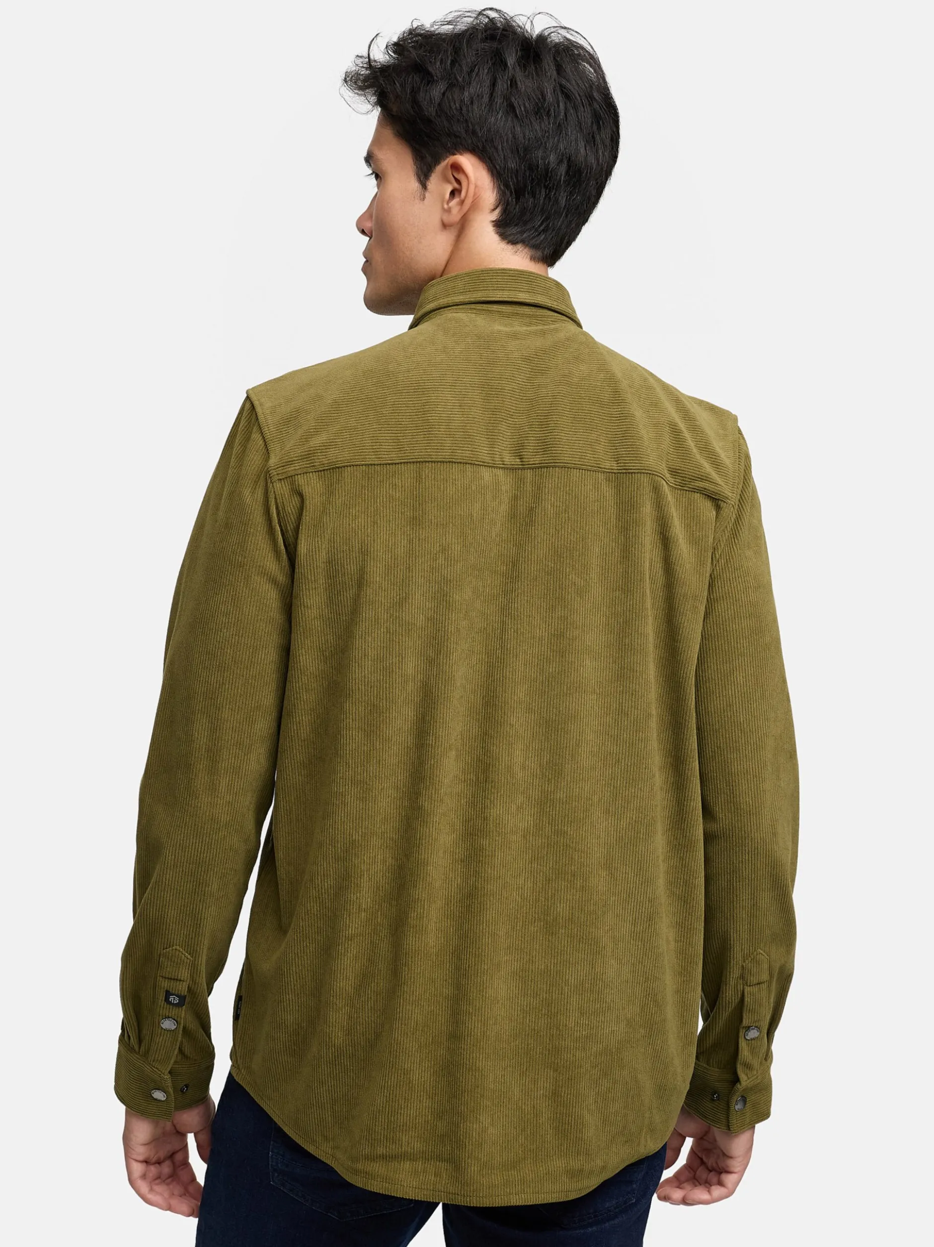 Indicode Herren Hemd Langarm - INNemoto Shirt in oliv khaki