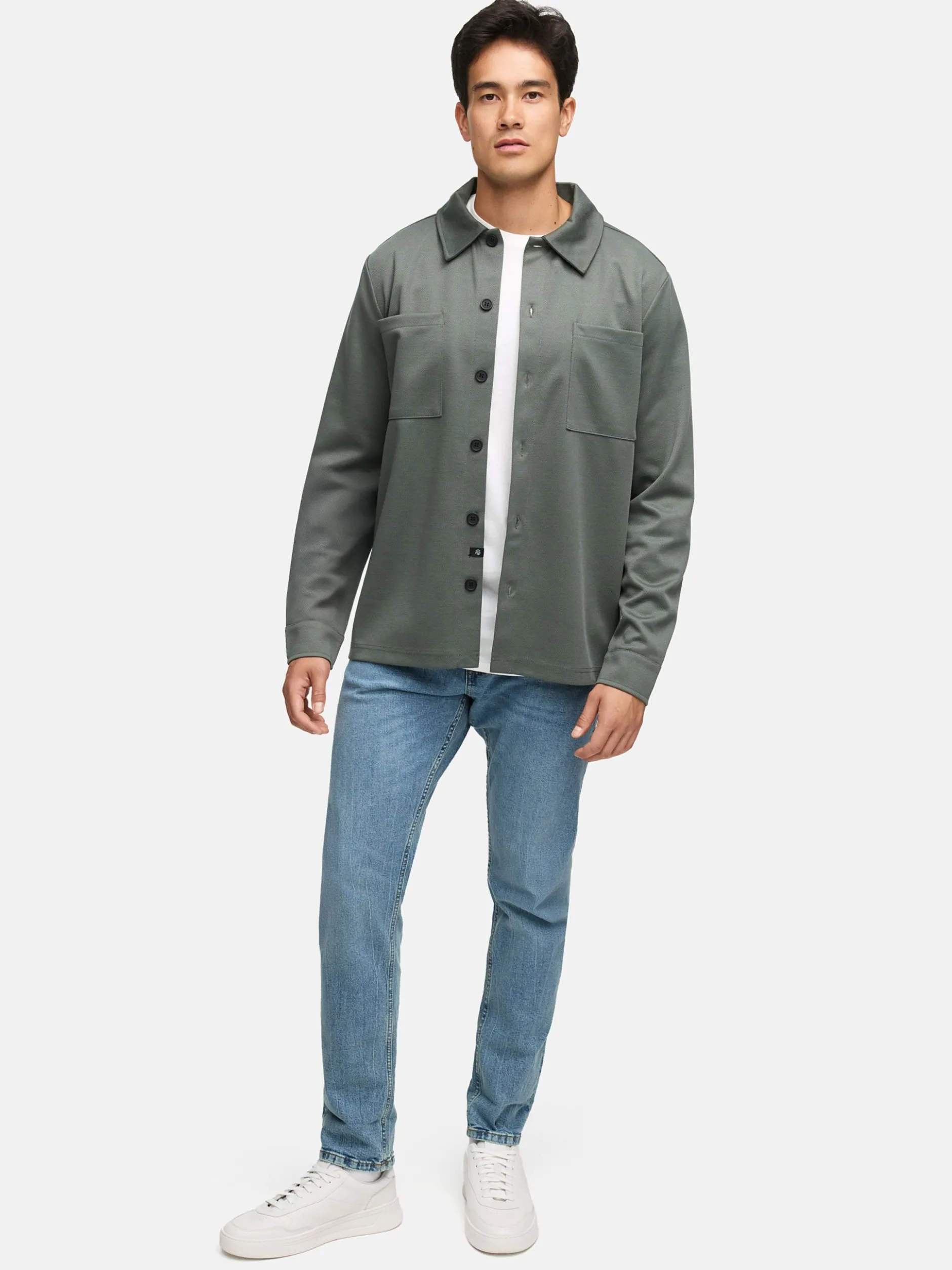 Indicode Herren Hemd Langarm - INYuno in grau