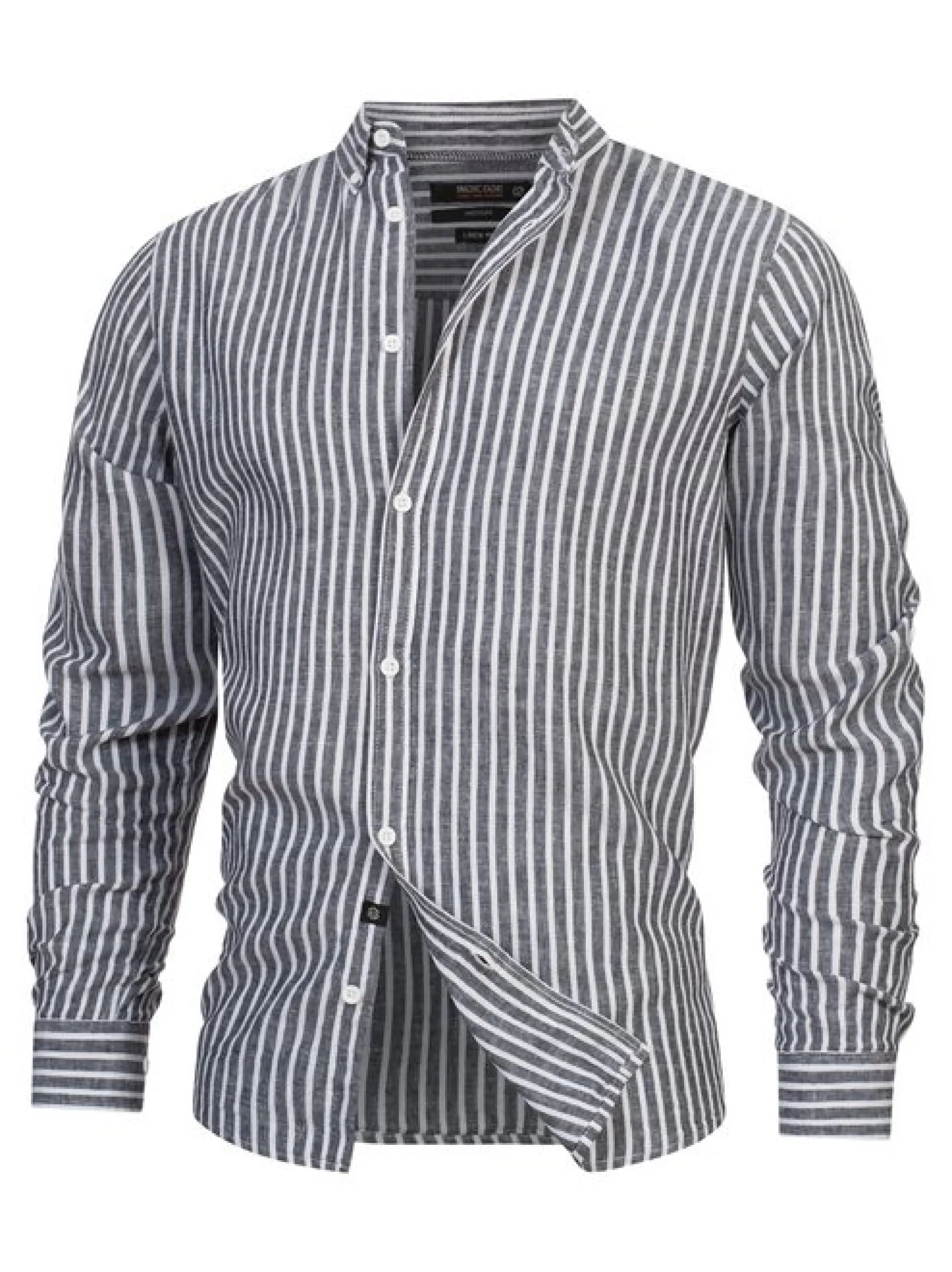 Indicode Herren Hemd Langarm - Brayden in marine