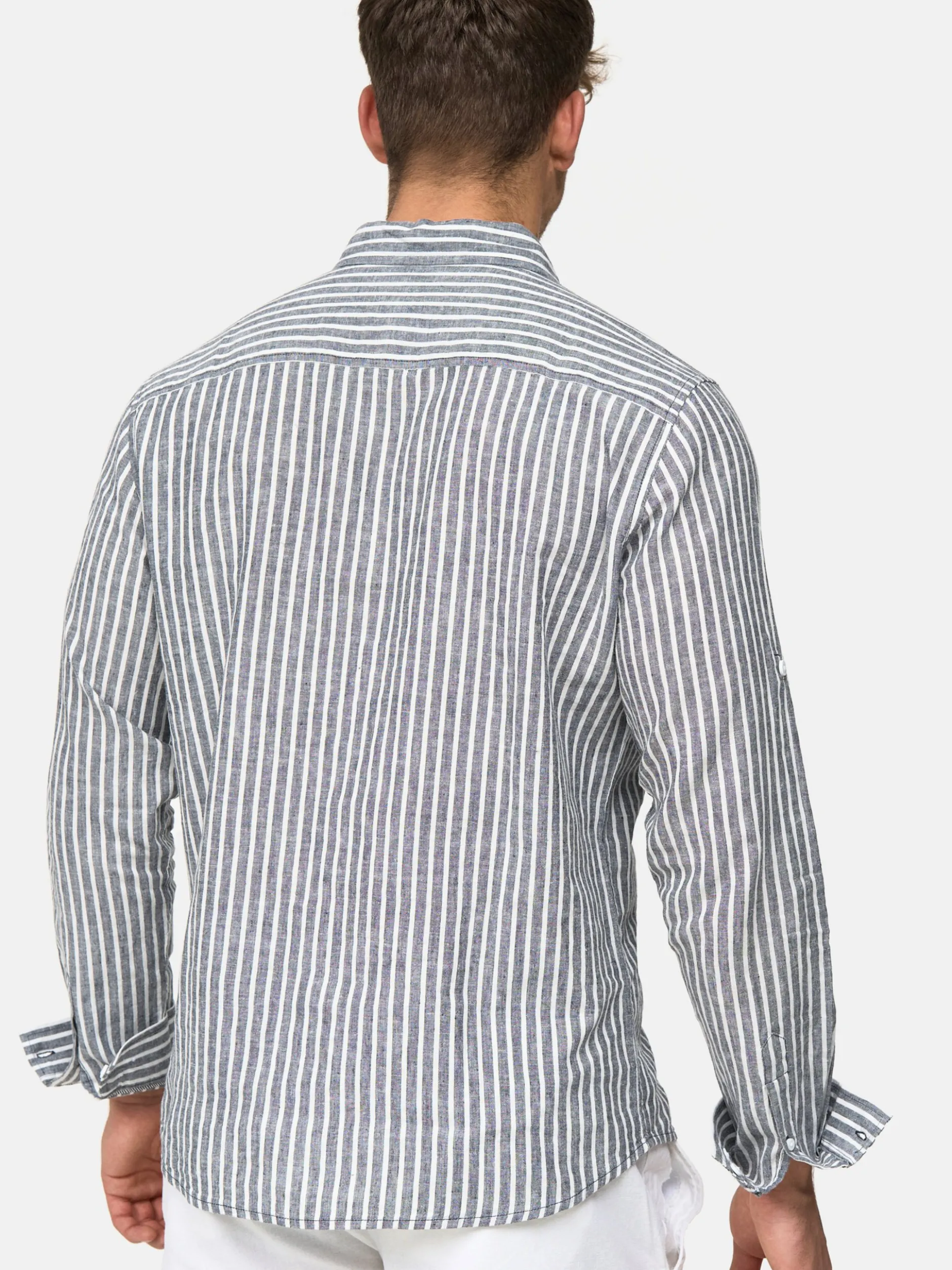 Indicode Herren Hemd Langarm - Brayden in marine