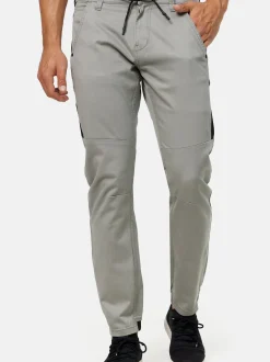 Indicode Herren Hose - Bruno in hellgrau grau