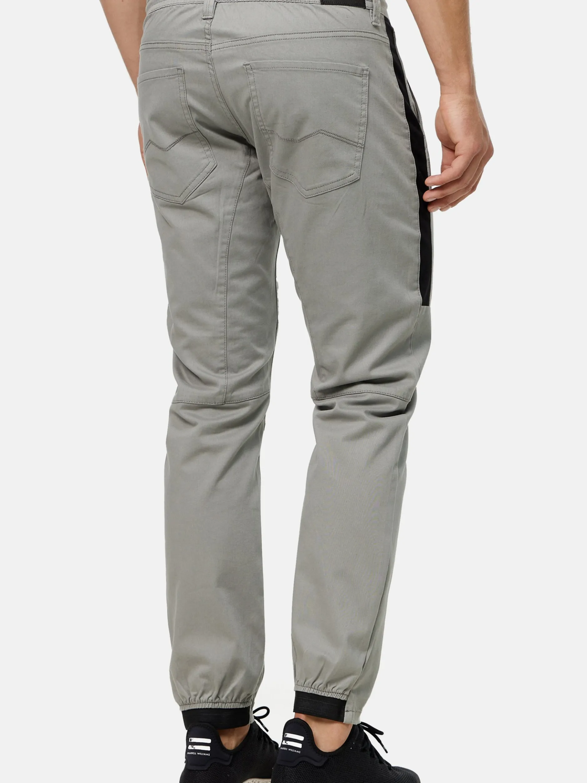 Indicode Herren Hose - Bruno in hellgrau grau