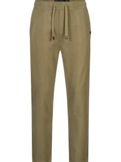 Indicode Herren Hose - INIndie in beige grün