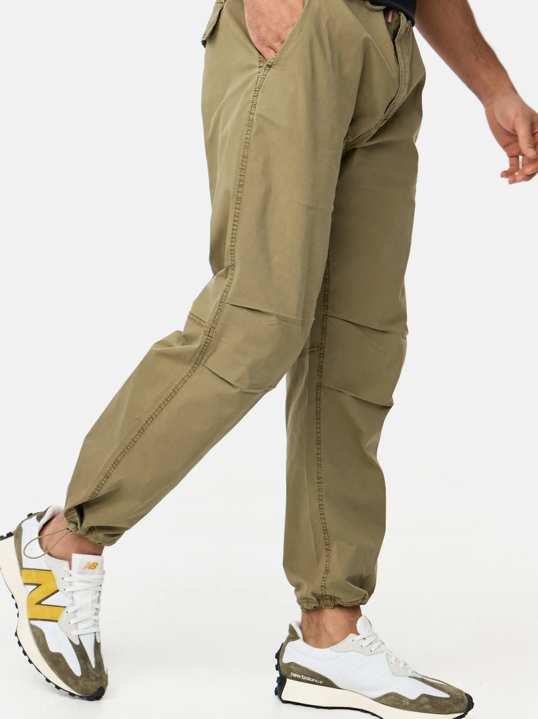 Indicode Herren Hose - INPaulino in beige grün
