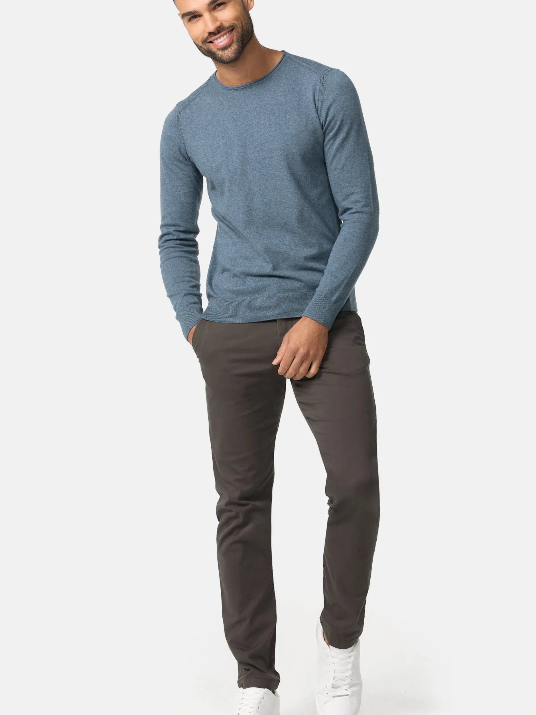 Indicode Herren Hose - INWasling in anthrazit