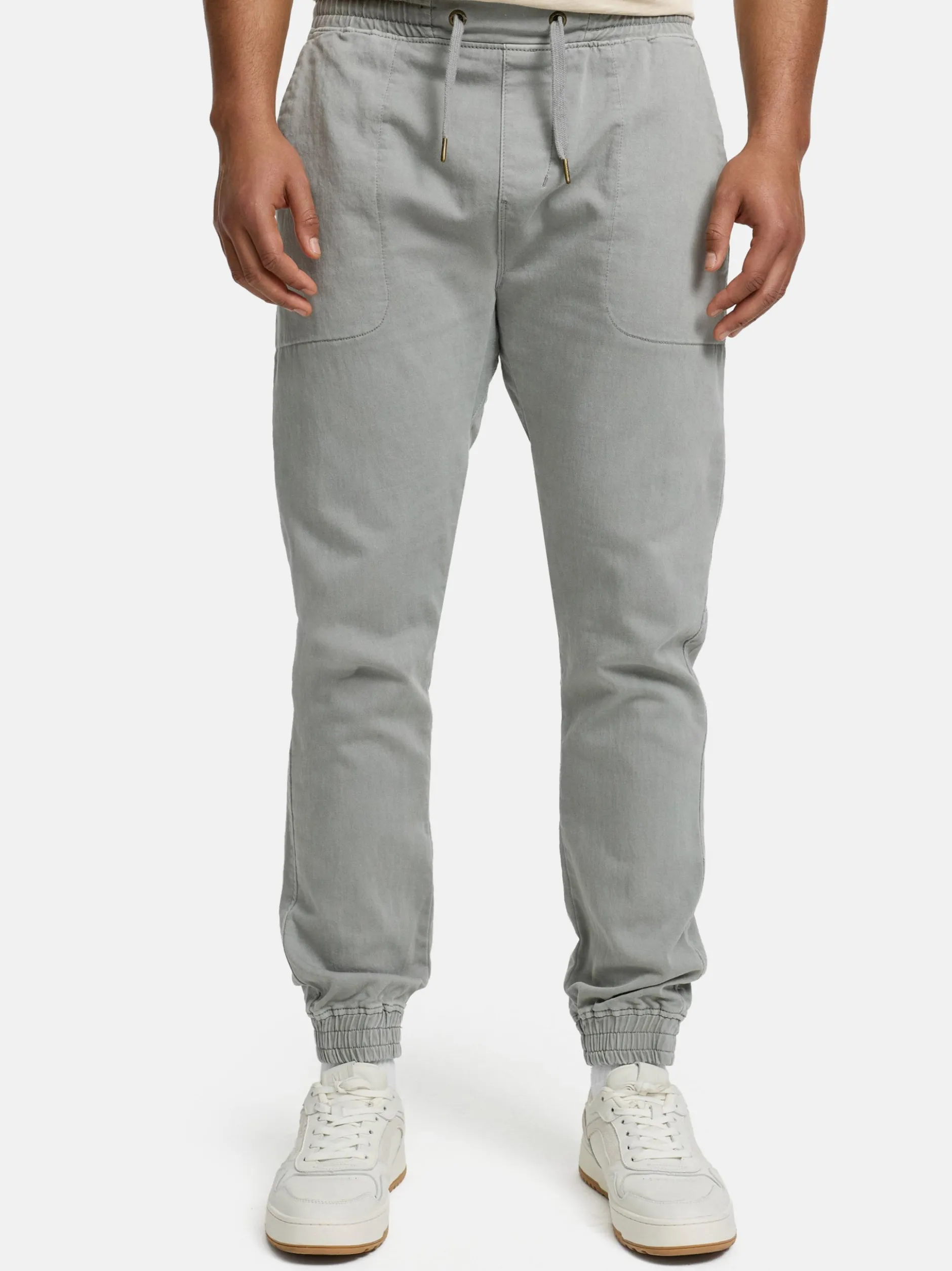 Indicode Herren Hose - Nizar in hellgrau grau