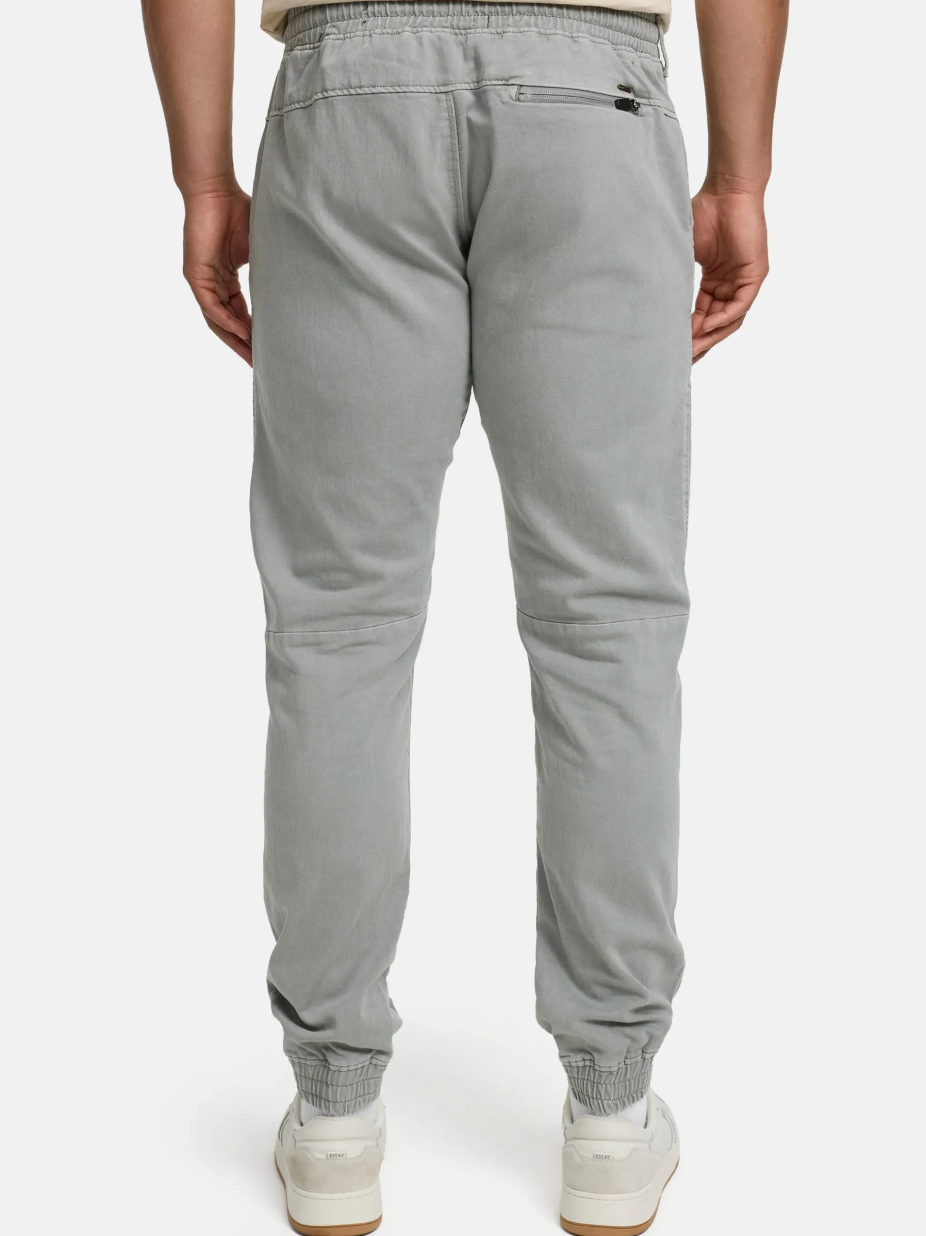 Indicode Herren Hose - Nizar in hellgrau grau
