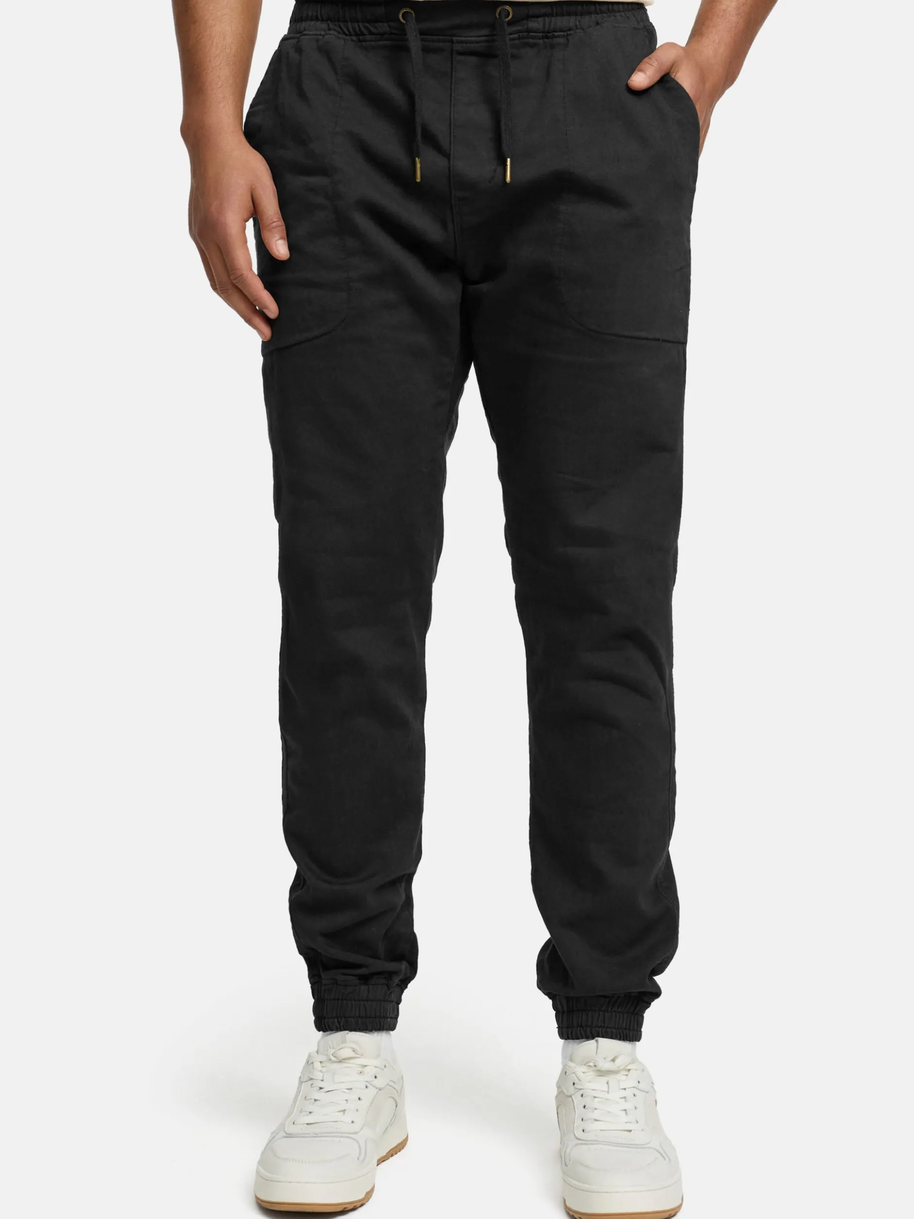 Indicode Herren Hose - Nizar in schwarz