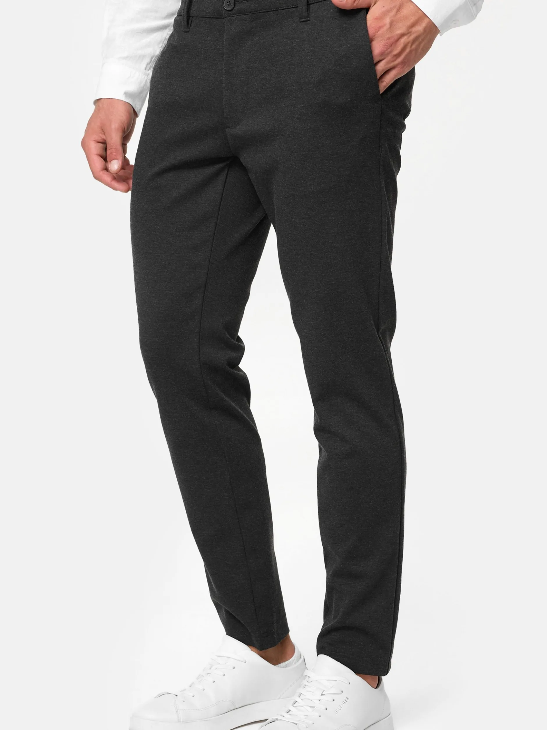 Indicode Herren Hose - Rodekro in anthrazit