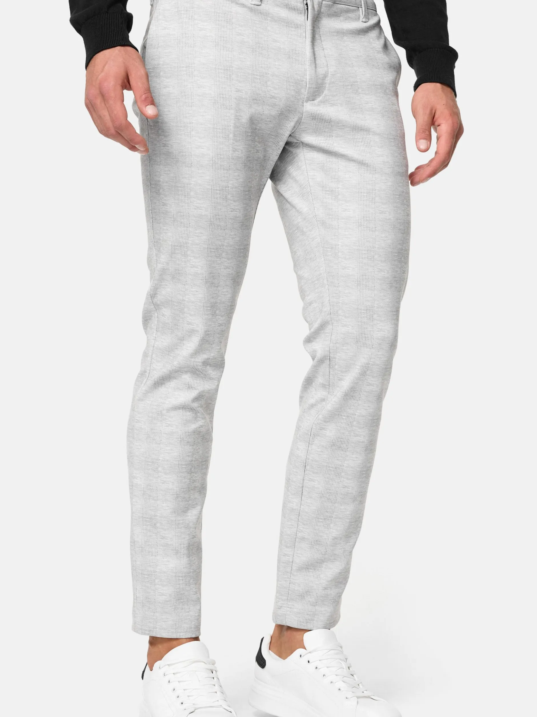 Indicode Herren Hose - Rodekro in hellgrau grau