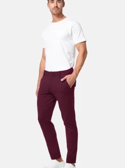 Indicode Herren Hose - Rodekro in bordeaux