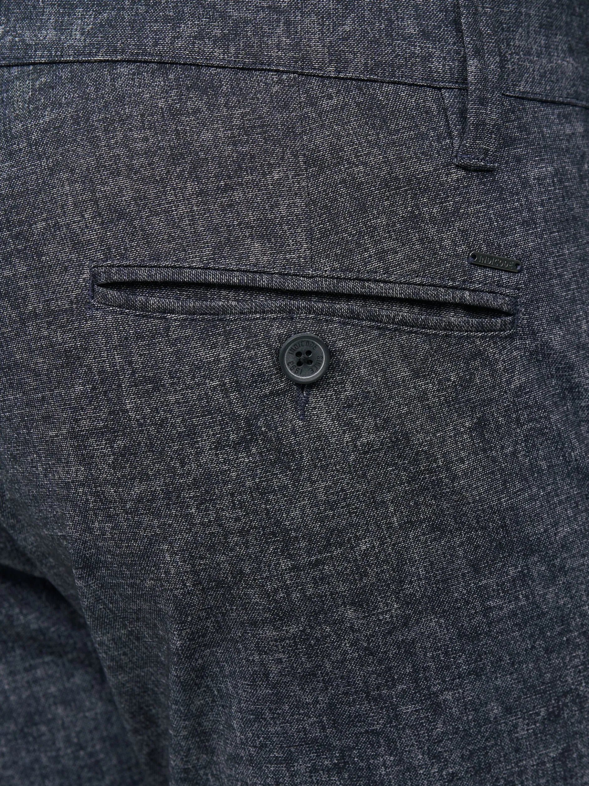 Indicode Herren Hose - Rodekro in grau marine