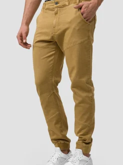 Indicode Herren Hose - Zannes in camel