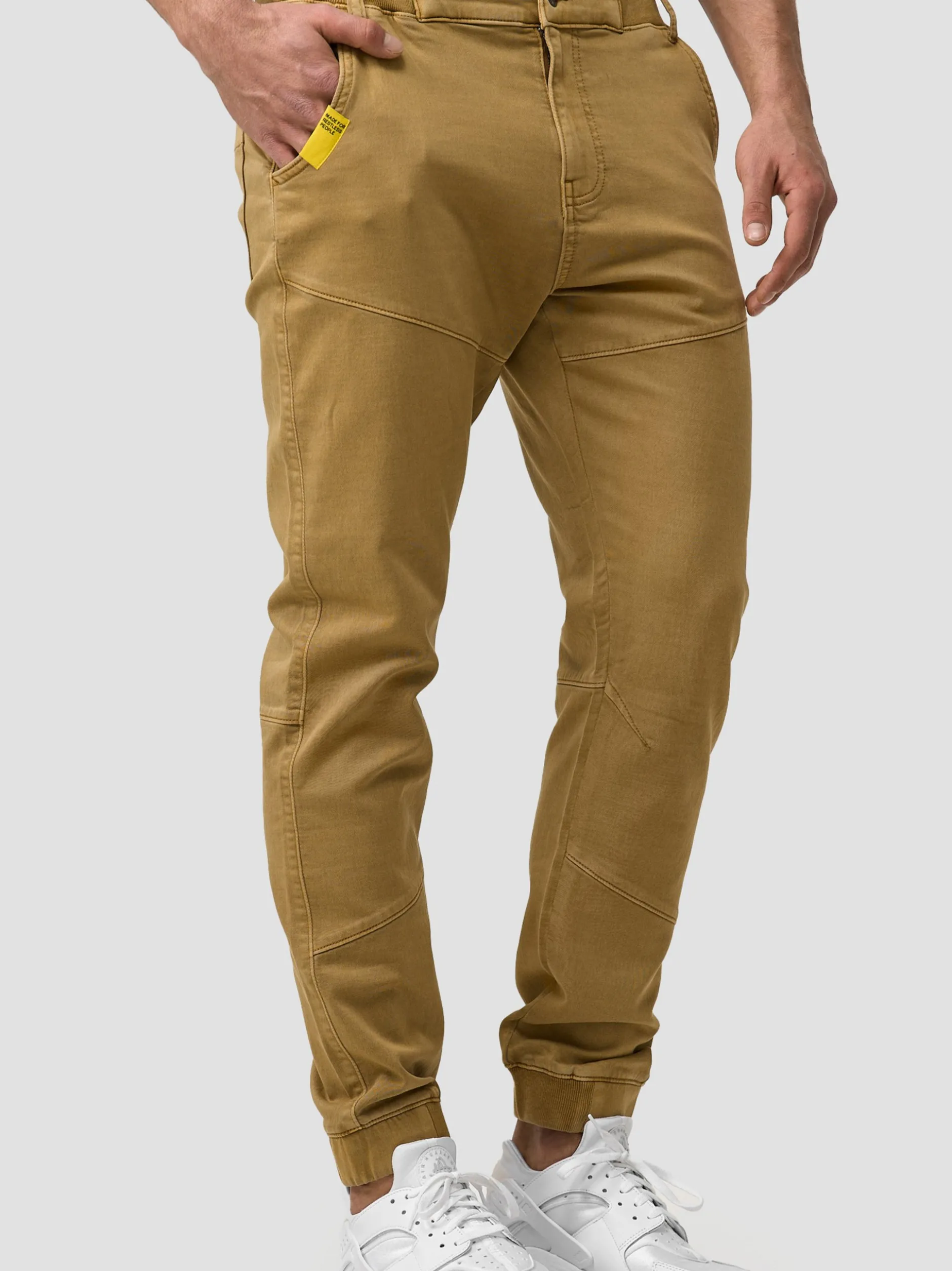 Indicode Herren Hose - Zannes in camel