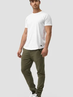 Indicode Herren Hose - Zannes in oliv khaki