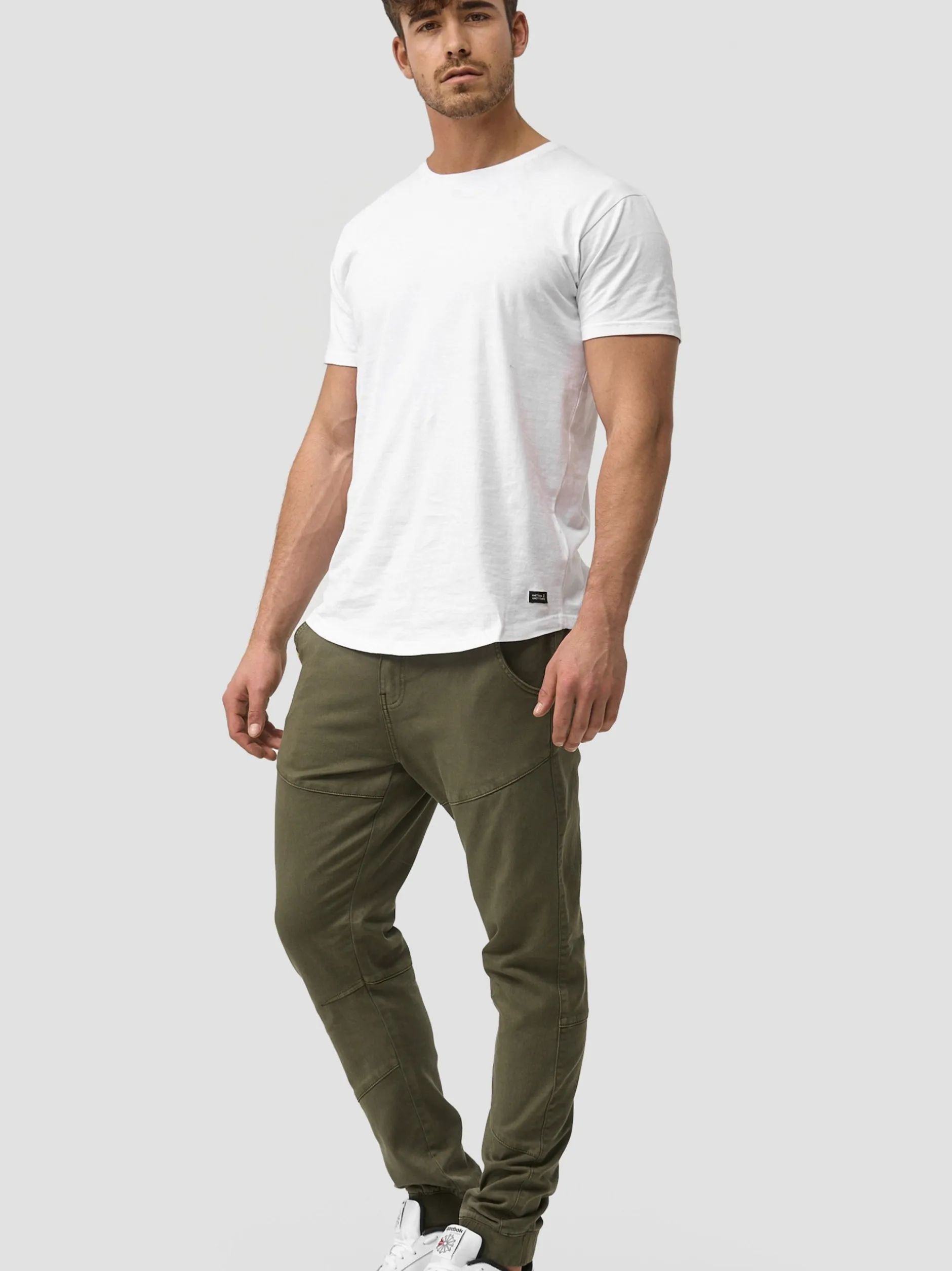 Indicode Herren Hose - Zannes in oliv khaki
