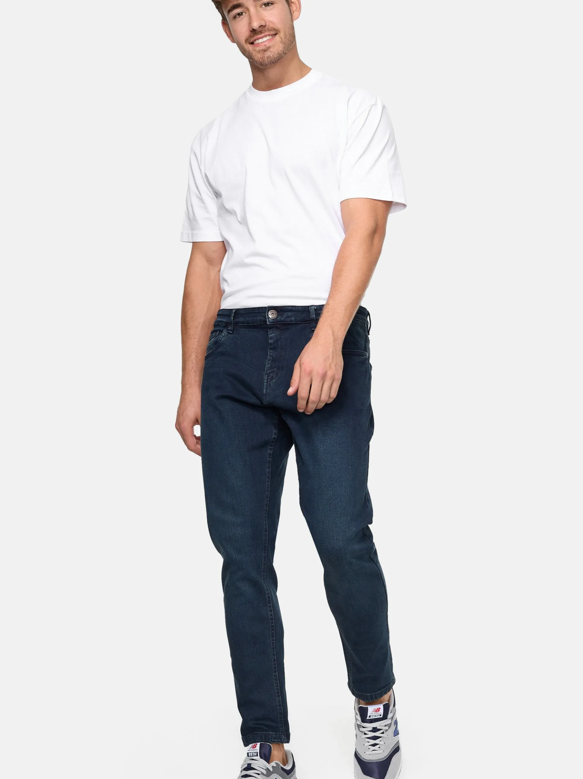 Indicode Herren Jeanshose - Daddy in marine
