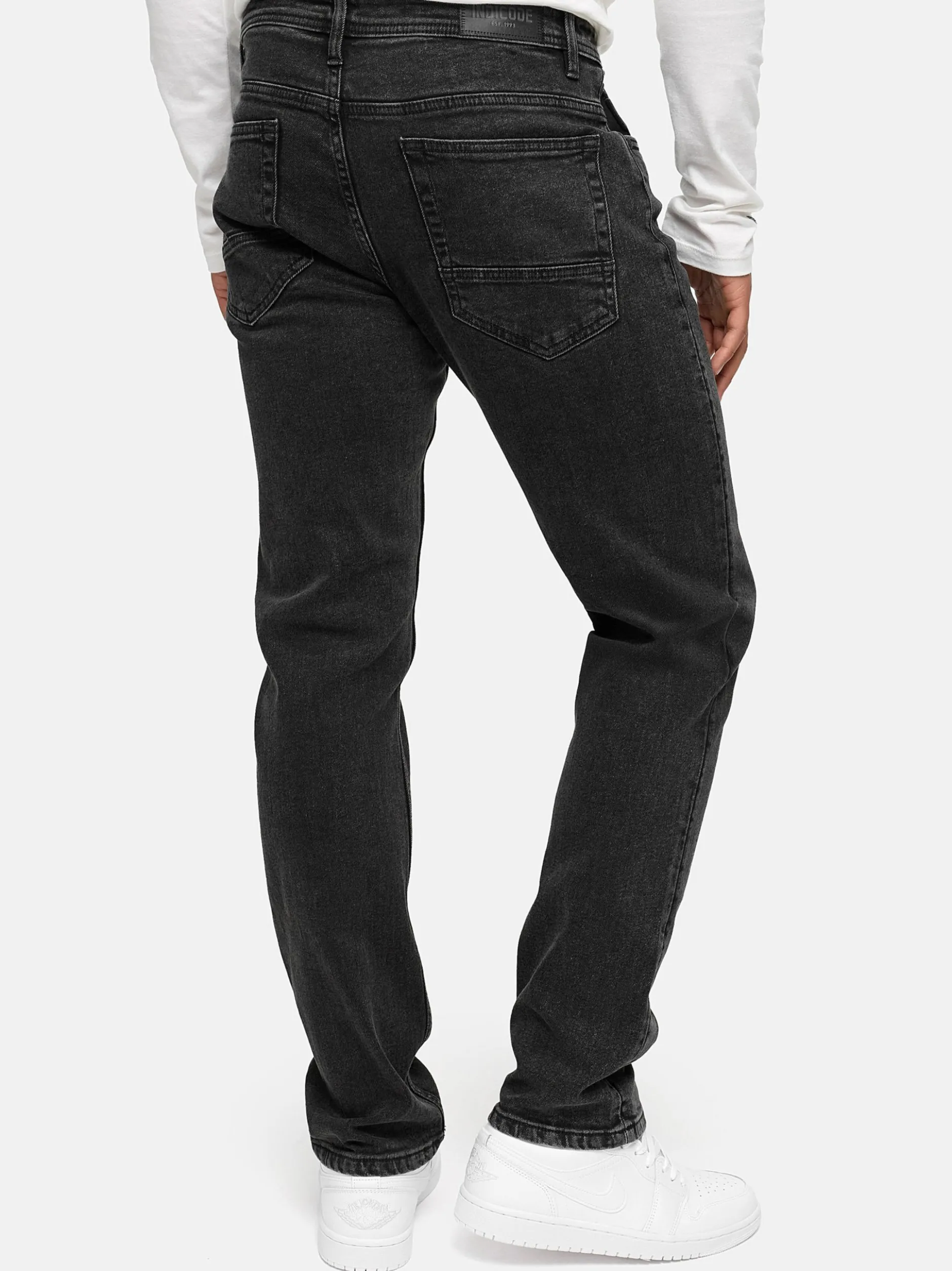 Indicode Herren Jeanshose - INValoy in schwarz