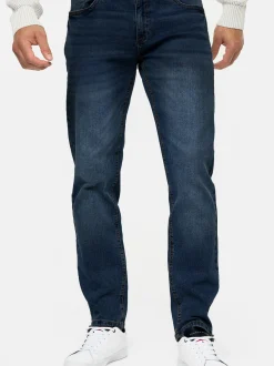 Indicode Herren Jeanshose - INSantino in rinsed denim