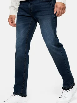 Indicode Herren Jeanshose - INSantino in rinsed denim