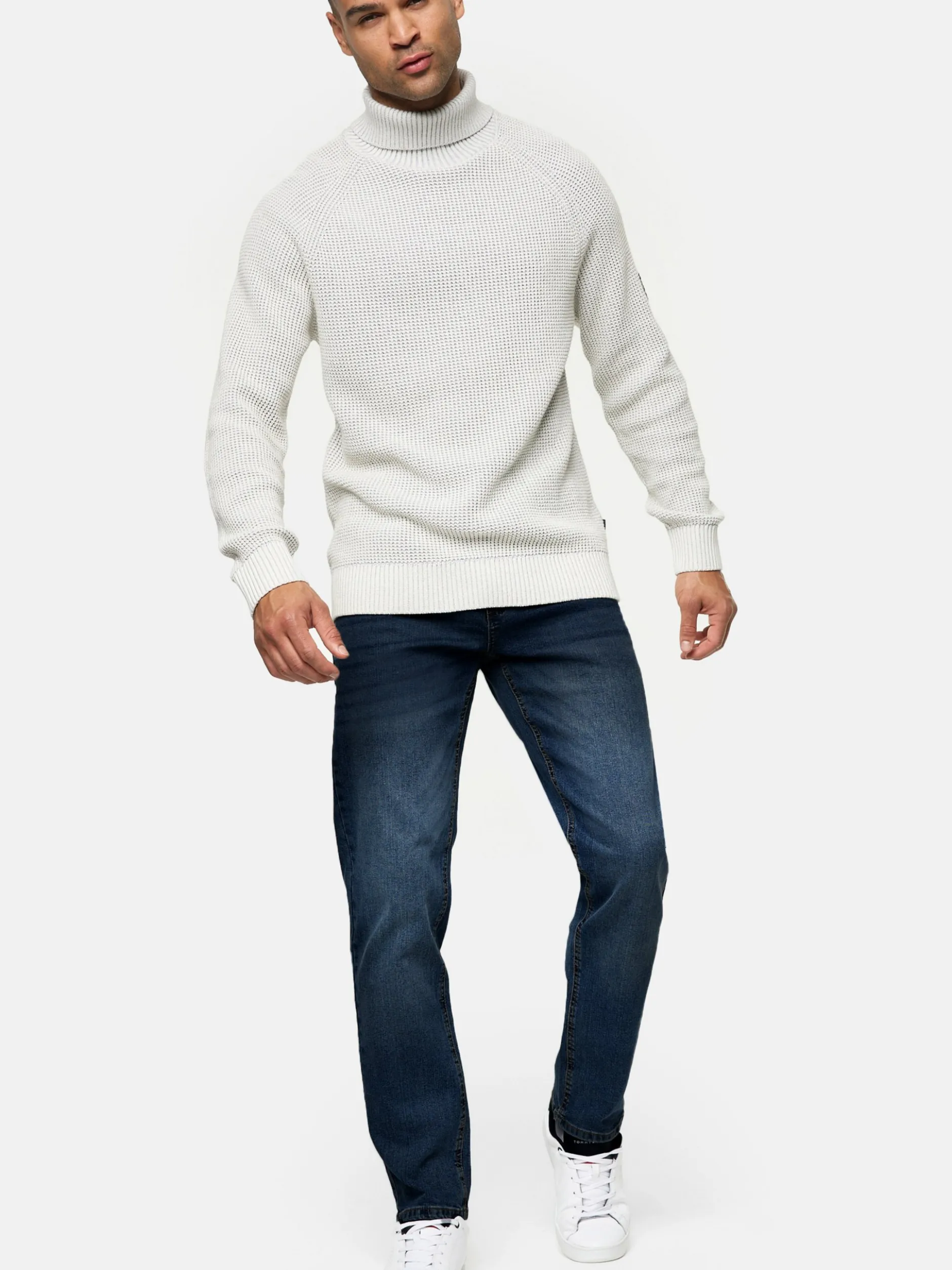 Indicode Herren Jeanshose - INSantino in rinsed denim