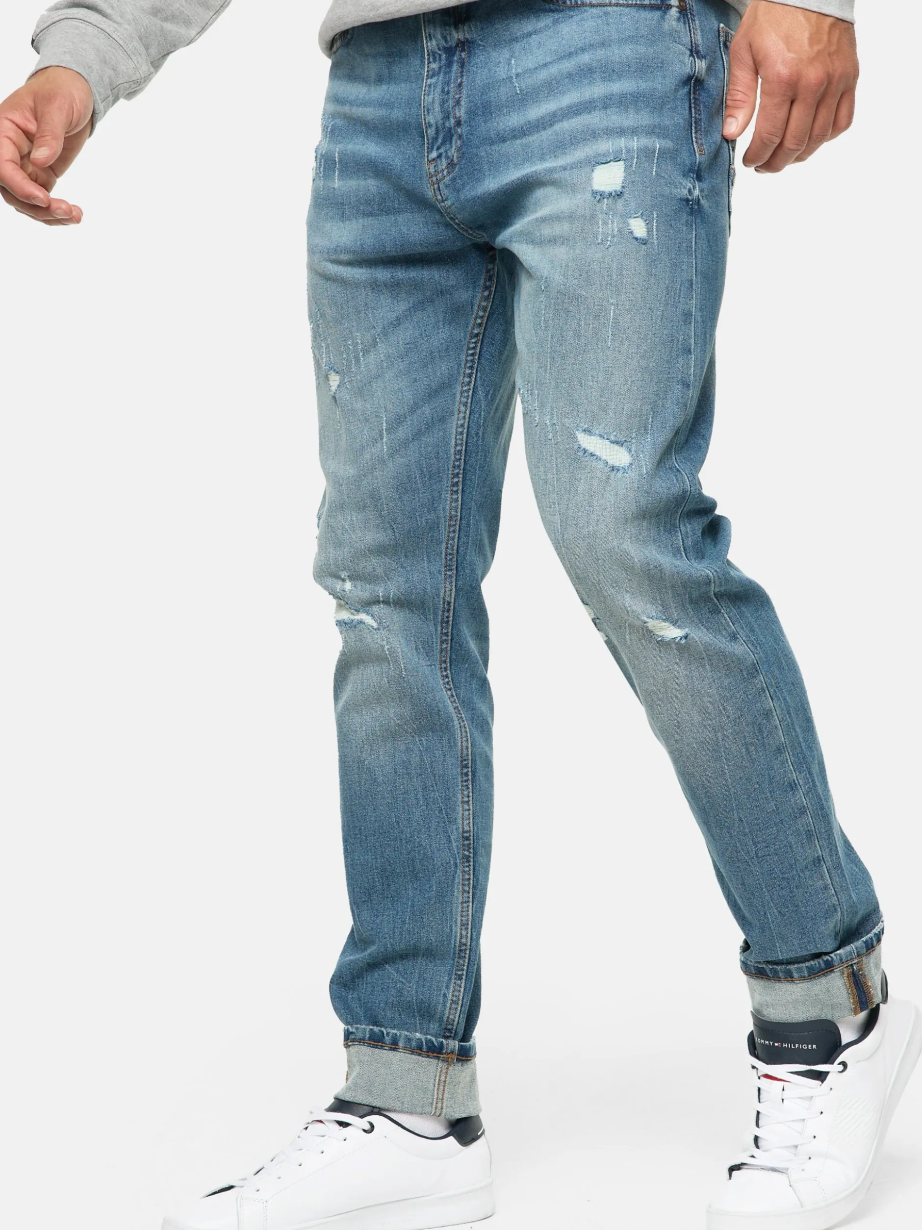 Indicode Herren Jeanshose - INSmalinos in denim