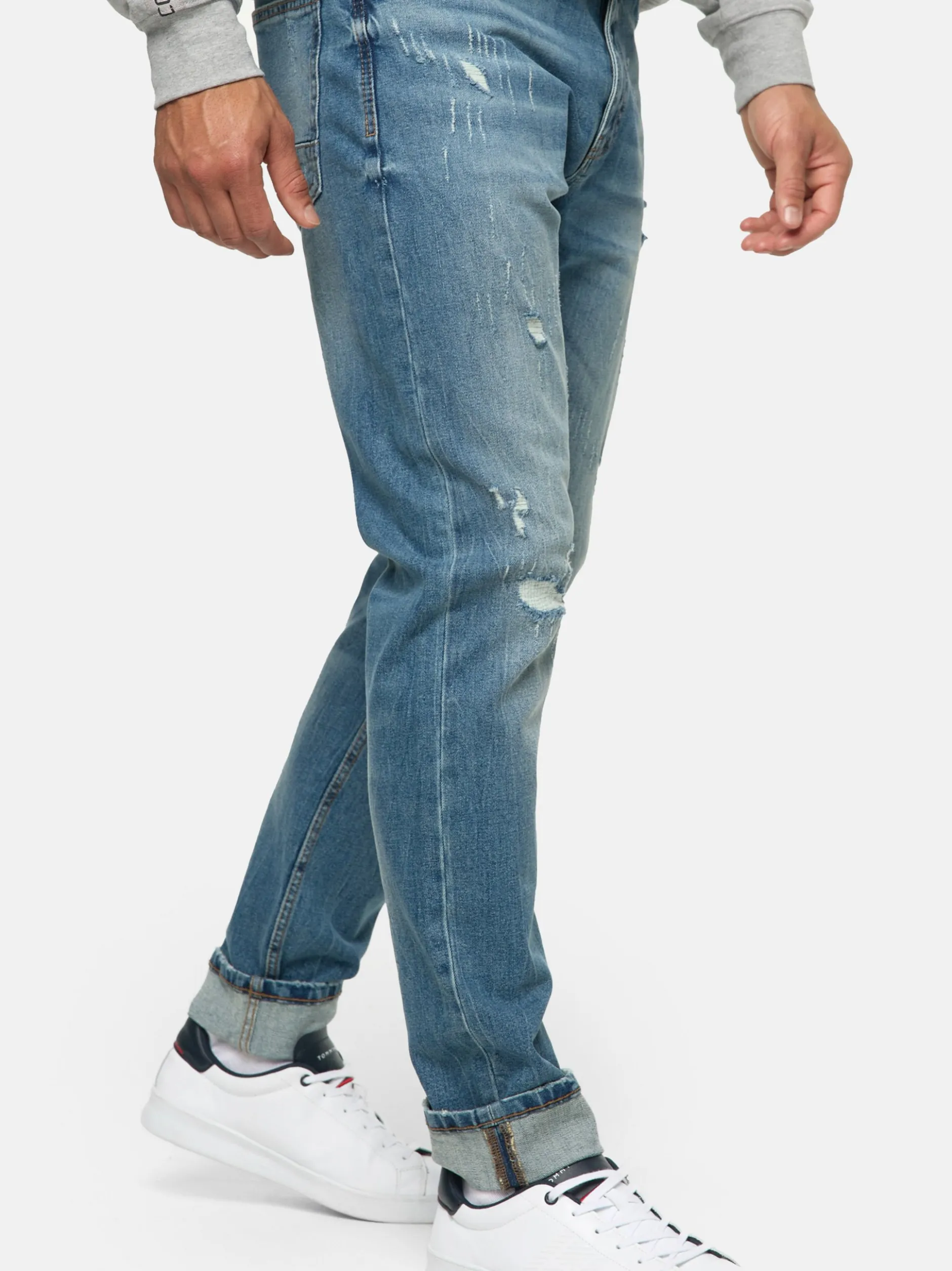 Indicode Herren Jeanshose - INSmalinos in denim