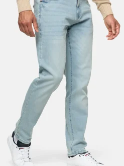 Indicode Herren Jeanshose - INSantino in hellblau blue stone
