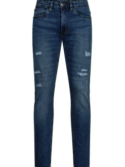 Indicode Herren Jeanshose - INPllum in blau denim
